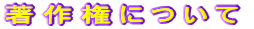 著作権について